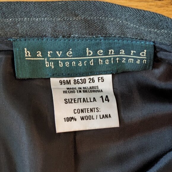 Harve Benard Pinstripe Pencil Skirt - Picture 2 of 3